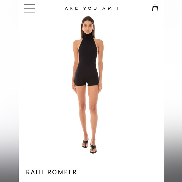 ARE YOU AM I Pants - ARE YOU AM I Raili Romper - NEVER WORN - NEW WITH TAGS